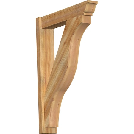 Ekena Millwork Funston Traditional Rough Sawn Outlooker, Western Red Cedar, 6"W x 28"D x 40"H OUT06X28X40FST01RWR